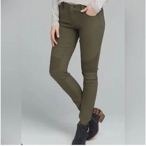 Prana Brenna moto pants - olive 4
